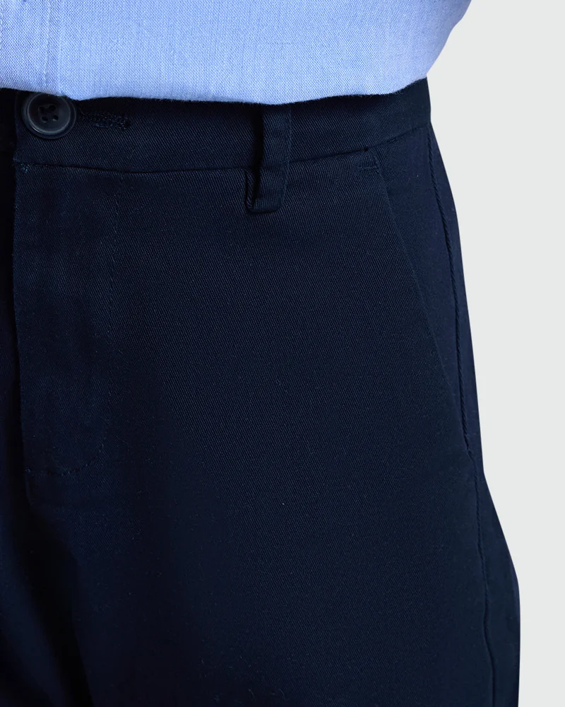 Ovs Dark Navy Chinos For Boys – Smart Look