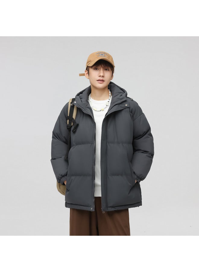 New Autumn And Winter Korean Style Fashionable Loose Thickened Men's Cotton Coat Women's Casual Couple's Cotton Coat