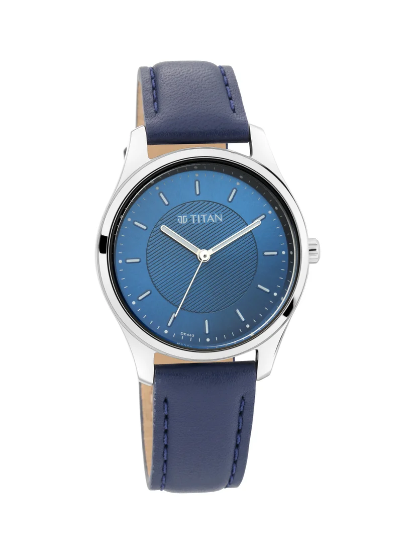 TITAN Titan Workwear Blue Dial Women Watch With Leather Strap