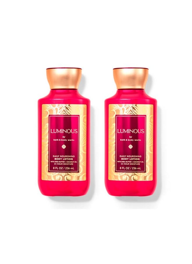 MYT Bbw Bath And Body Luminous Body Lotion 8 Oz (Pack Of 2) 