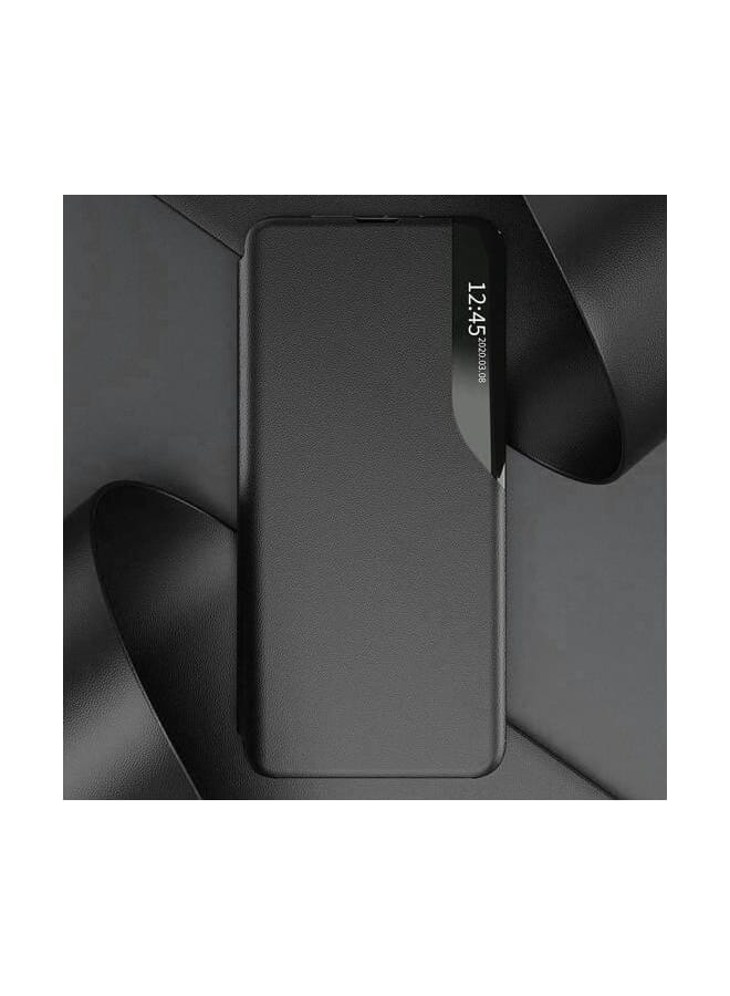 General Smart Flip Leather Phone case For HONOR X9B Black  - Image 1