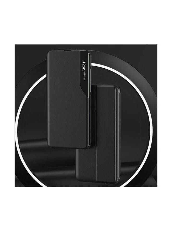 General Smart Flip Leather Phone case For HONOR X9B Black  - Image 2