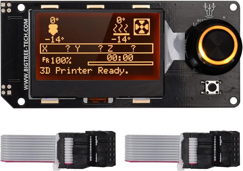 BigTreeTech Mini12864 V2.0 LCD Graphic Smart Display Control Board with Adapter and Cable for Ender-3 VORON 2.4 Prusa-i3 3D Printer RAMPS 1.4 RepRap 3D Printer Mendel Prusa Arduino - Image 1