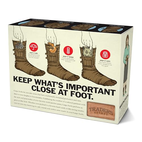 Prank Pack PrankO Cargo Socks Prank Gift Box Empty Joke Present Box for Adults Teens Funny Gag Gift Wrap for White Elephant Secret Santa Christmas Birthdays Office Parties Holiday Gift Exchanges - Image 5