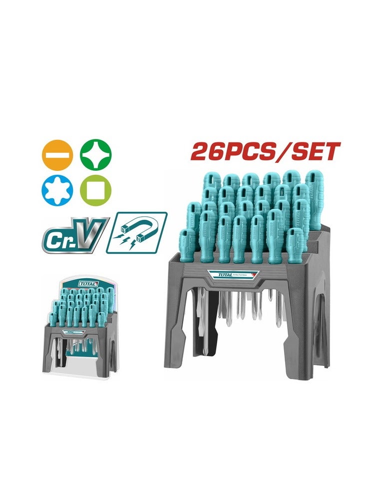 TOTAL 26-piece screwdriver set - THTDC252601 - Total