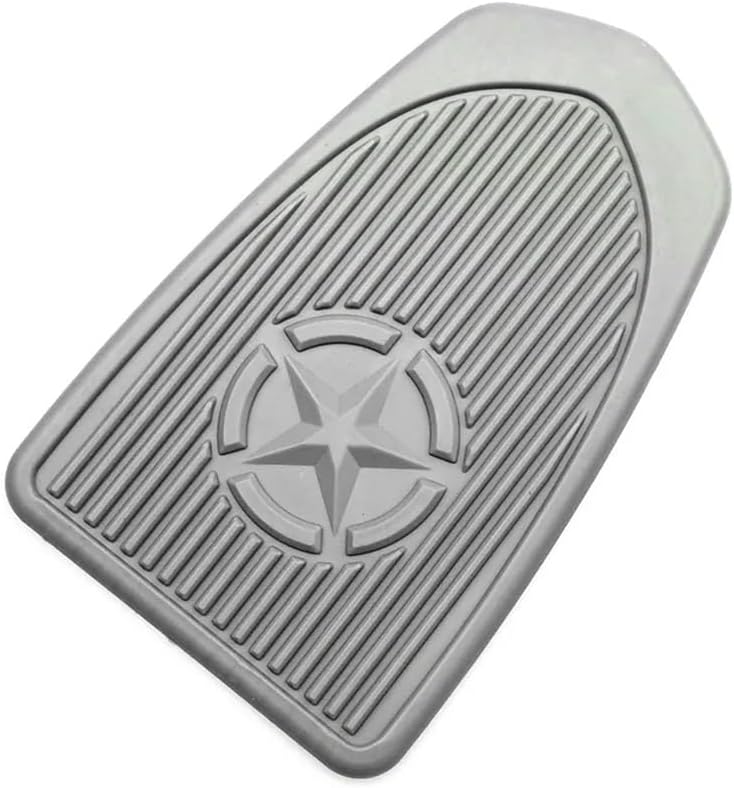 Universal Motorcycle Knee Traction Pad Protective Tank Sticker Color Gray 1 Piece - Image 1