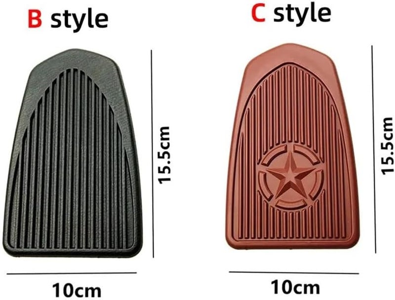 Universal Motorcycle Knee Traction Pad Protective Tank Sticker Color Gray 1 Piece - Image 5
