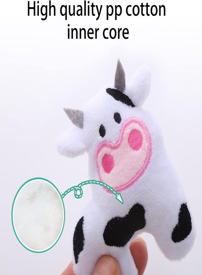 YSSZAM Cow Shape Catnip Toy, Cat Plush Chew Toy, Teeth Grinding Catnip Toy Cow Pet Supplies - Image 2