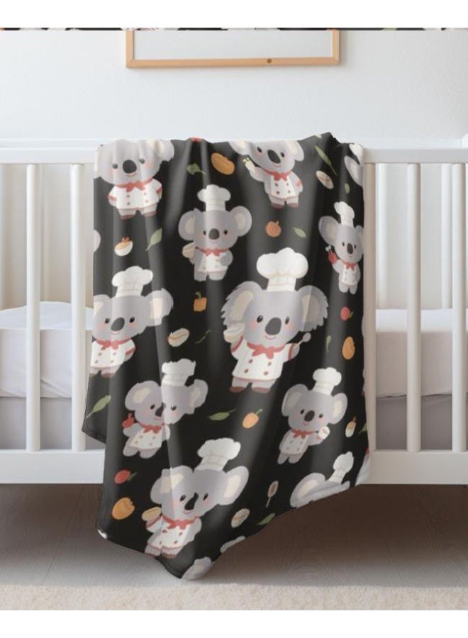 general Baby and children's cartoon flannel thin blanket (warm and comfortable, suitable for sleep, game use) 70cm*100cm - Image 3