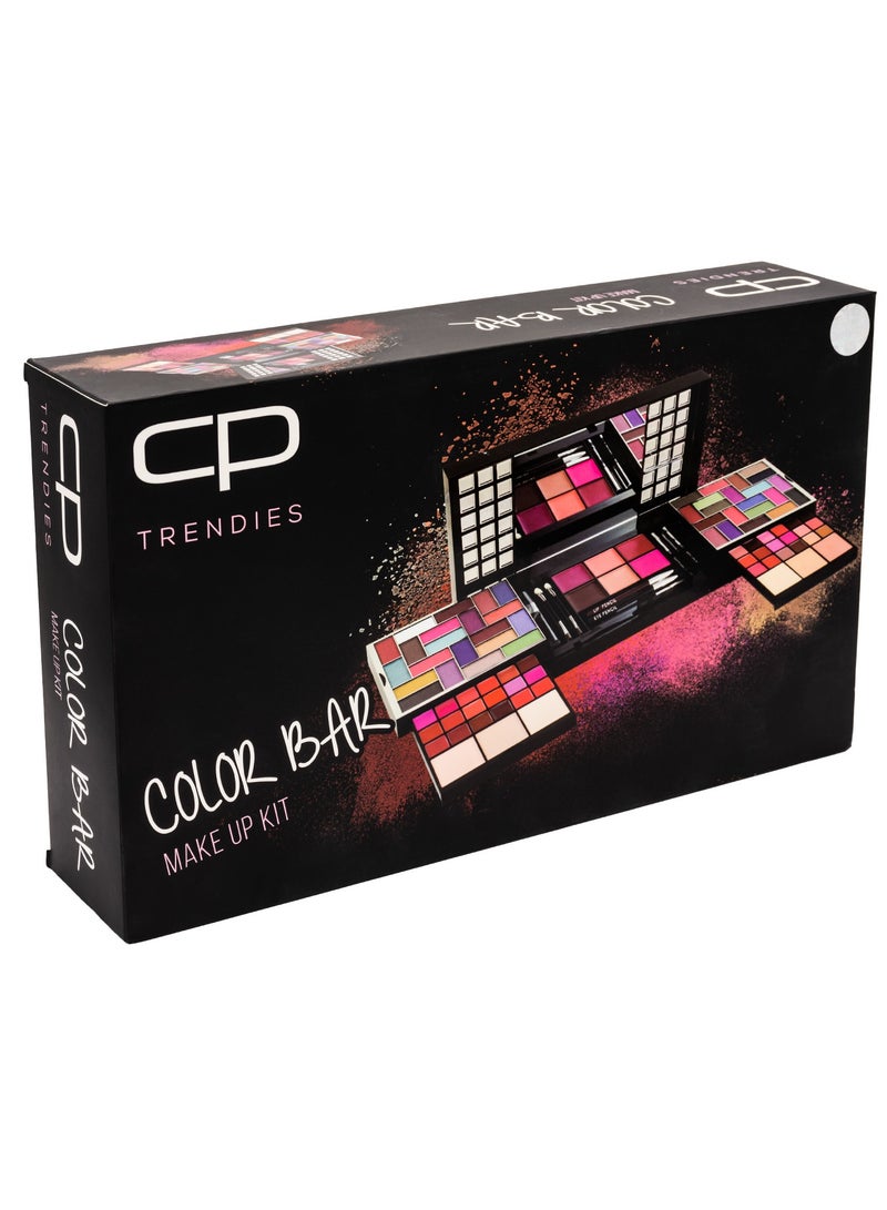 سي بي ترينديز طقم مكياج 76 - كولور بار - التيميت كولور - مجموعة هدايا للنساء/الفتيات | طقم مكياج الكل في واحد - Image 2