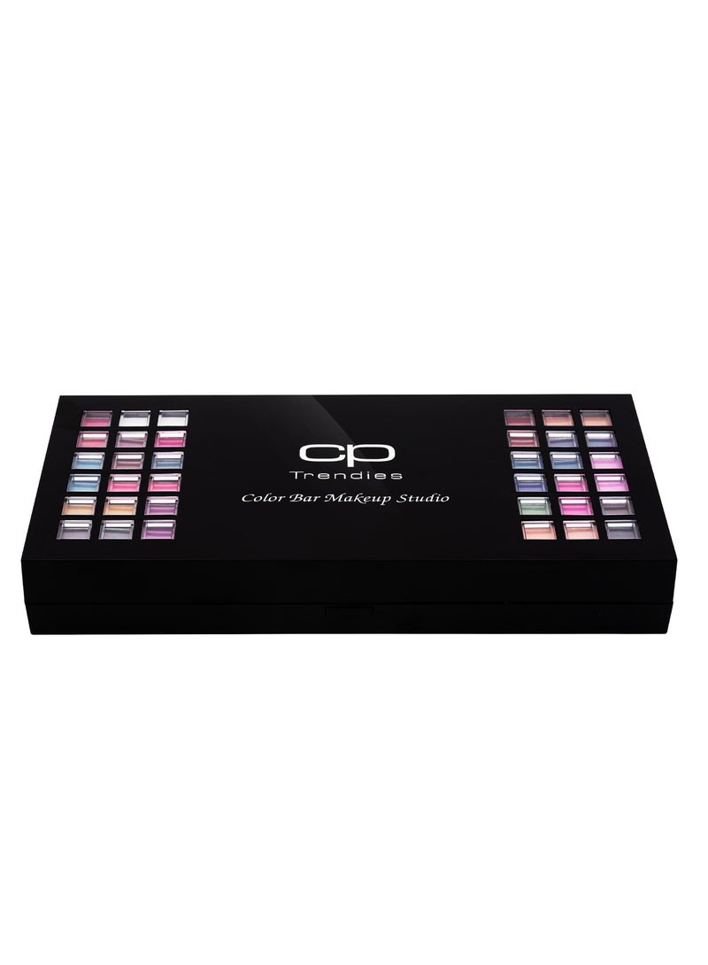 سي بي ترينديز طقم مكياج 76 - كولور بار - التيميت كولور - مجموعة هدايا للنساء/الفتيات | طقم مكياج الكل في واحد - Image 4