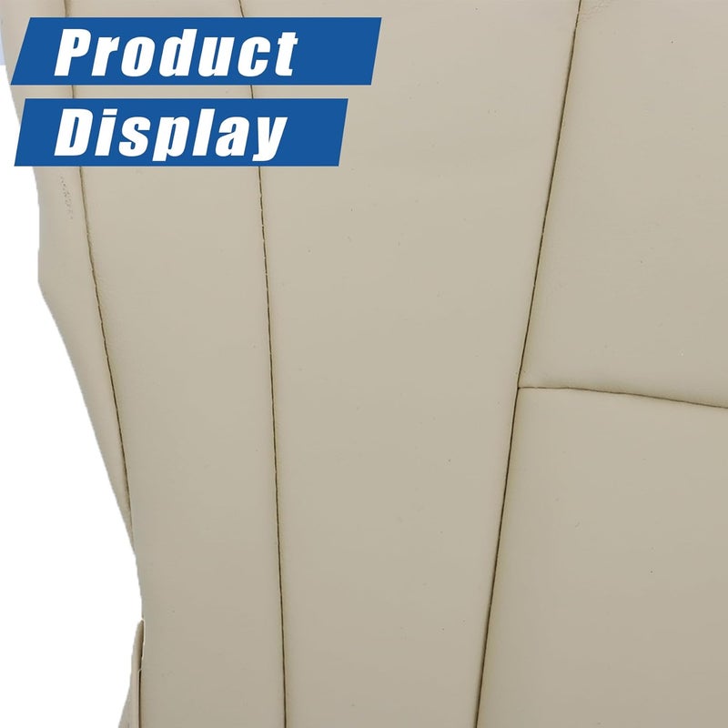 Sand resistant Silscvtt 6 PCS Beige Artificial Leather Seat Cover Front Driver and Passenger Side Bottom and Top Lean Back with Headrest Cover Replacement for 4Runner 1996-2002 Global easy assemble picks - Image 5