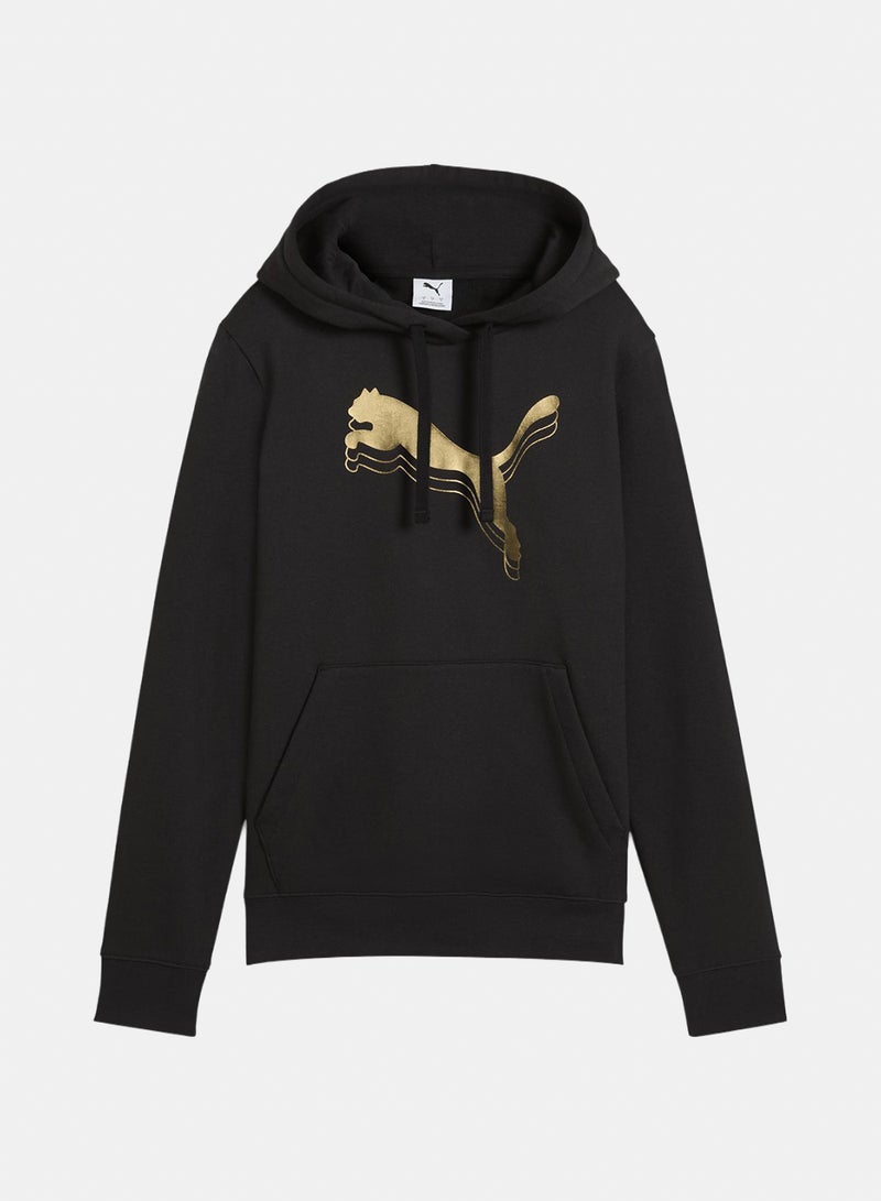 Ess Metallic Hoodie Fl