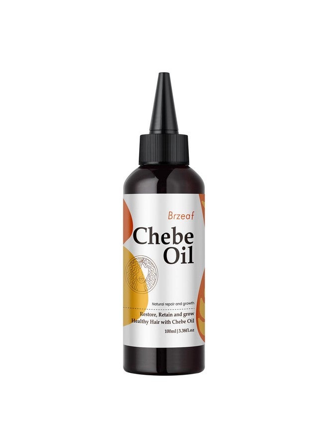 Brzeaf Natural Chebe Oil from Chad - 3.38OZ, Moisturizing African Scalp and Hair Oil for Promoting Growth, Deterring Breakage & Deep Conditioning - Image 1