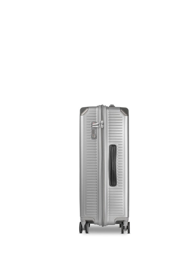 Echolac Shogun 66cm 4 Double Wheel Check-In Luggage Trolley Silver - Image 4