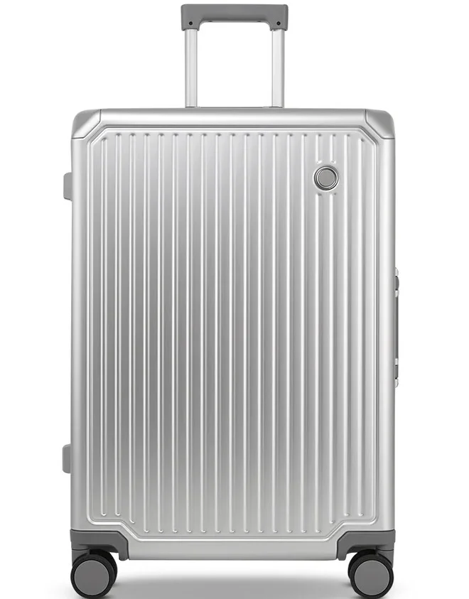 إيكولاك حقيبة ترولي شوجن  سم بعجلات مزدوجة مزدوجة فضي