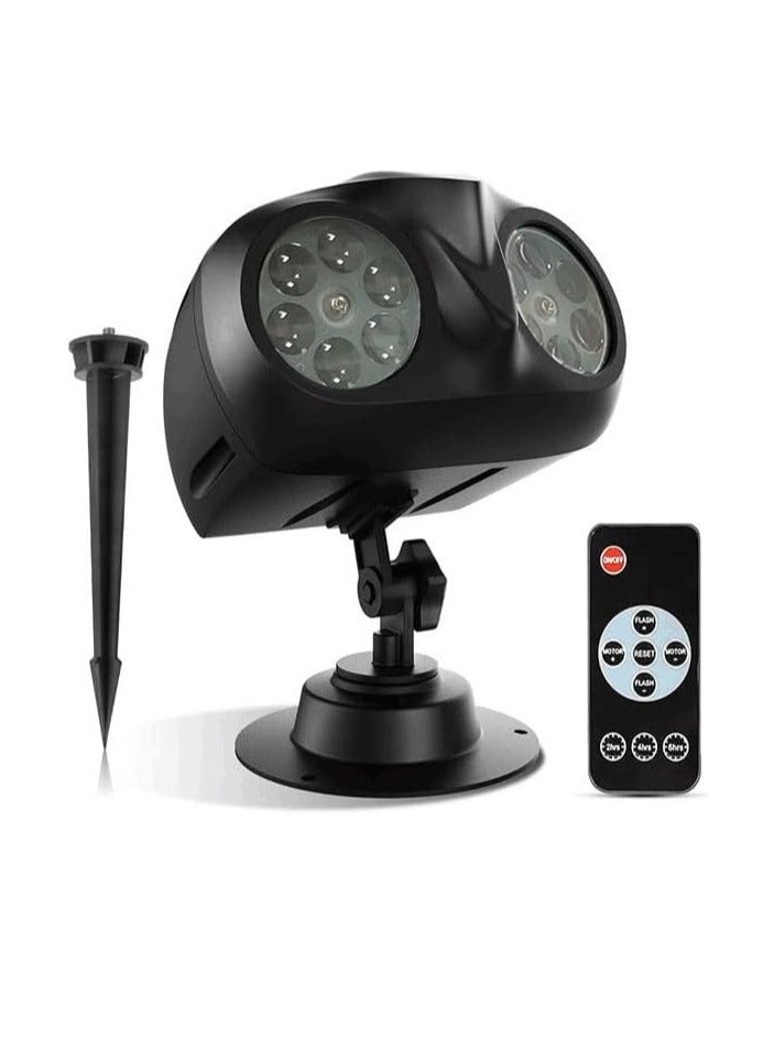 Snowflake projector, outdoor LED light, outdoor snowfall show, waterproof, landscape, owl-shaped owl, suitable for indoor, garden, patio, party - Image 4