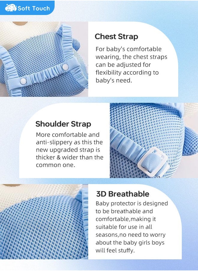 Soft Touch - Baby Head Protector Pad for Baby Toddler Walker Anti Fall Infant Walking Head Protection Backpack Cushion Adjustable Toddlers Head Safety Pad Cushion Backpack Baby Back Protection for Crawling Walking - Image 1