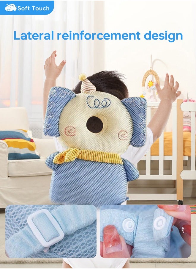 Soft Touch - Baby Head Protector Pad for Baby Toddler Walker Anti Fall Infant Walking Head Protection Backpack Cushion Adjustable Toddlers Head Safety Pad Cushion Backpack Baby Back Protection for Crawling Walking - Image 1