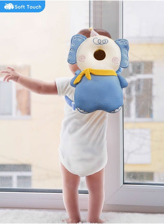 Soft Touch Baby Head Protector Pad for Baby Toddler Walker Anti Fall Infant Walking Head Protection Backpack Cushion Adjustable Toddlers Head Safety Pad Cushion Backpack Baby Back Protection for Crawling Walking  - Image 5