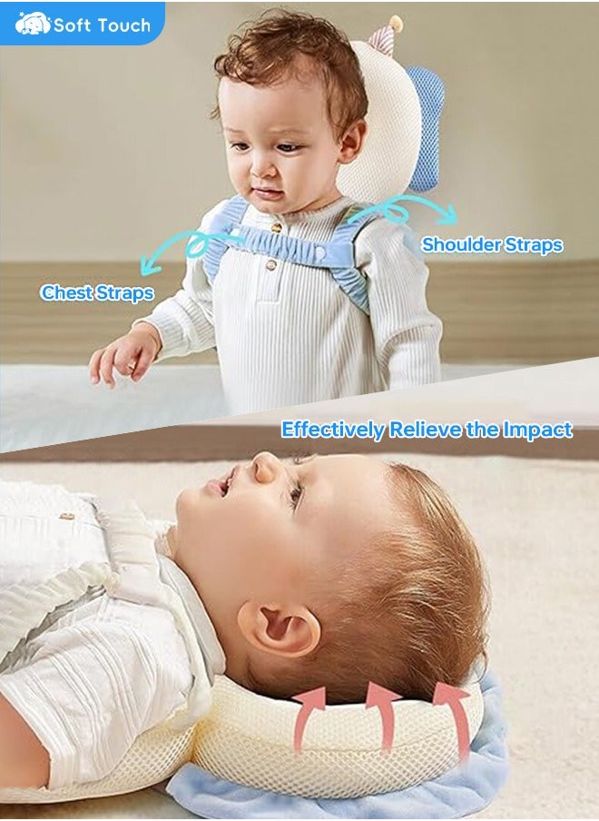 Soft Touch - Baby Head Protector Pad for Baby Toddler Walker Anti Fall Infant Walking Head Protection Backpack Cushion Adjustable Toddlers Head Safety Pad Cushion Backpack Baby Back Protection for Crawling Walking - Image 1