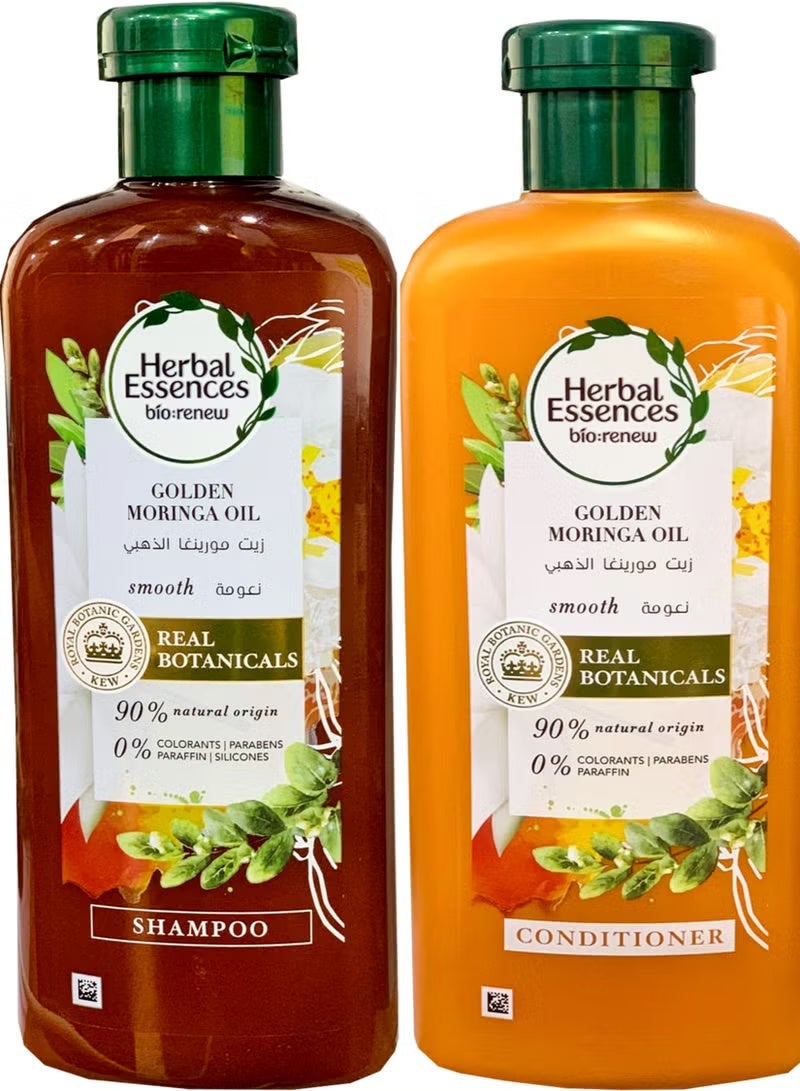 Herbal Essences Shampoo + Conditioner With Golden Moringa Oil 400 Ml (Packaging may vary) - Image 2