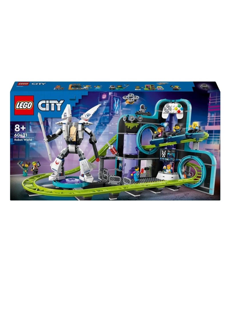 LEGO LEGO City Robot World Roller-Coaster Park Set 60421  - Image 5