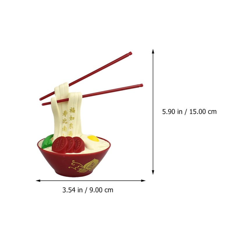 2Pcs Plastic Longevity Noodle Cake Toppers For Grandparents Birthday Party Decorations Random Color - Image 3