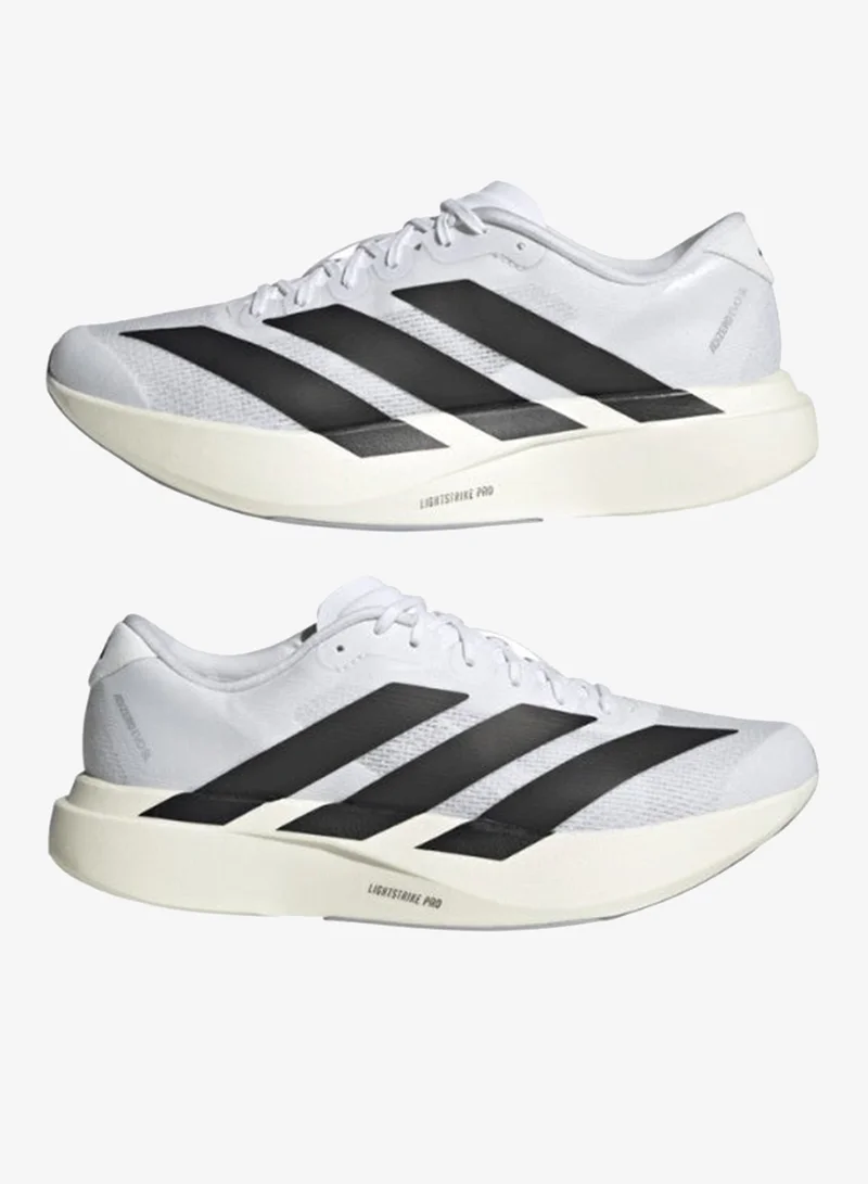 adidas أديداس أديزيرو إيفو إس إل إم أحذية جري رجالي أبيض مقاس 6.5