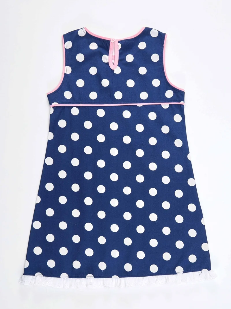 Denokids Polka Dot Kitten Dress