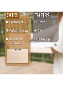 Mr. Pen Clipboard 11.5X17 Inches Horizontal Wooden Clipboard Extra Large Clipboard Horizontal Clipboard Art Clipboard Drawing Board 11X17 Clipboard Lap Board Landscape Clipboard  - Image 4