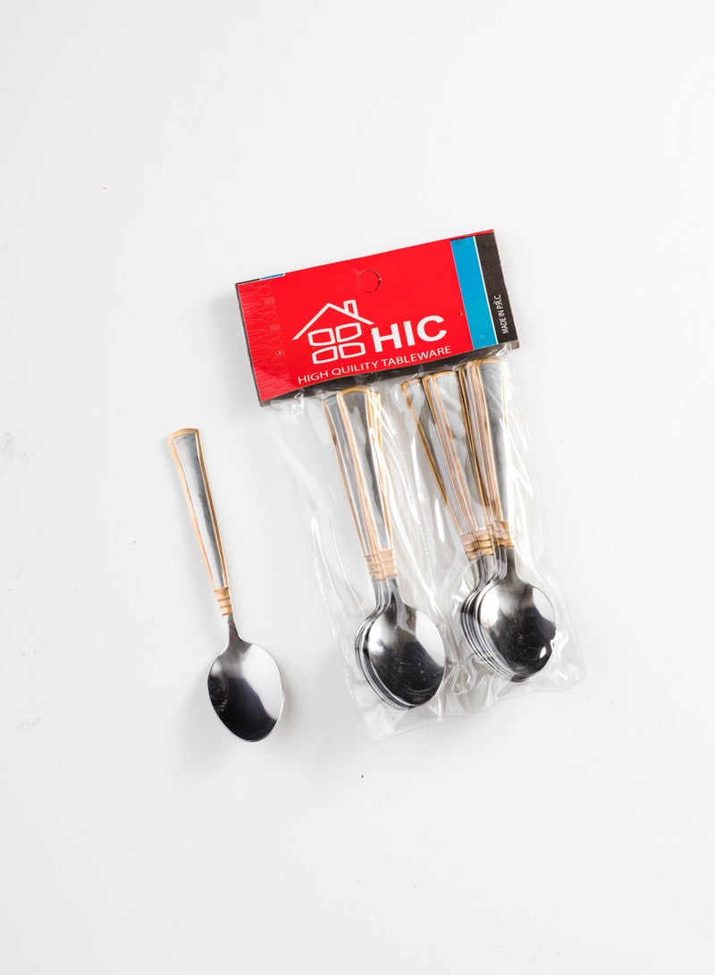 12 pcs stainless steel tea spoons