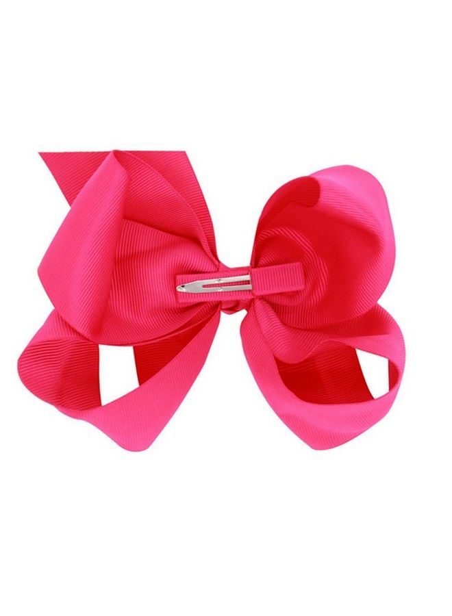 LD DRESS 6" Hair Bows Tiny Boutique Alligator Hairpins Gifts Accessories (Brown)  - Image 4