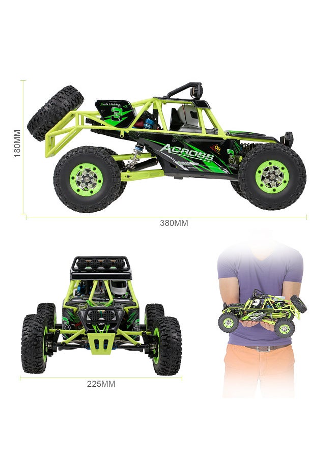 WLtoys - Wltoys 12427 50km/h High Speed RC Car 1/12 2.4G 4WD Off Road Car RC Rock Crawler Cross-country RC Truck - Image 1