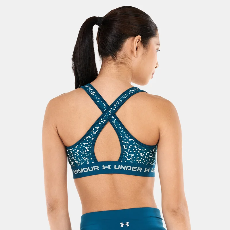 UNDER ARMOUR Women's Armour Medium Support Printed Sports Bra