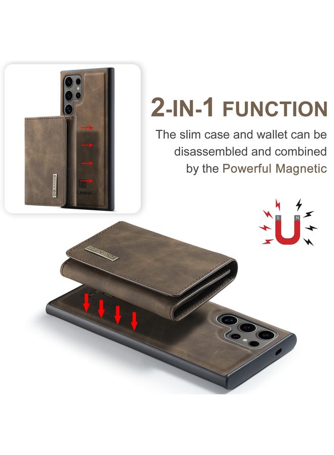 Dg Ming Case For Samsung Galaxy S24 Ultra 5G M1 Series 3-Fold Multi Card Wallet + Magnetic Phone Case - Image 3