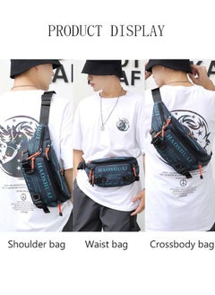 DUNISO Waterproof Waist Pack Chest Bag for Men and Women Crossbody Bag Waist Bag with Adjustable Strap for Sports Festival Traveling Running Camping Hiking Cycling  - Image 2