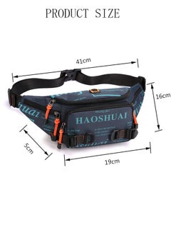 DUNISO Waterproof Waist Pack Chest Bag for Men and Women Crossbody Bag Waist Bag with Adjustable Strap for Sports Festival Traveling Running Camping Hiking Cycling  - Image 3