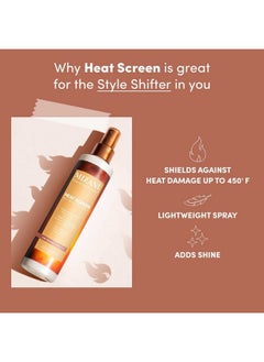 Mizani Style Shifter Society Heat Screen Heat Protectant Spray | Antifrizz | Shiny Finish | For Textured Curly And Coily Hair | 8.5 Fl. Oz  - Image 4