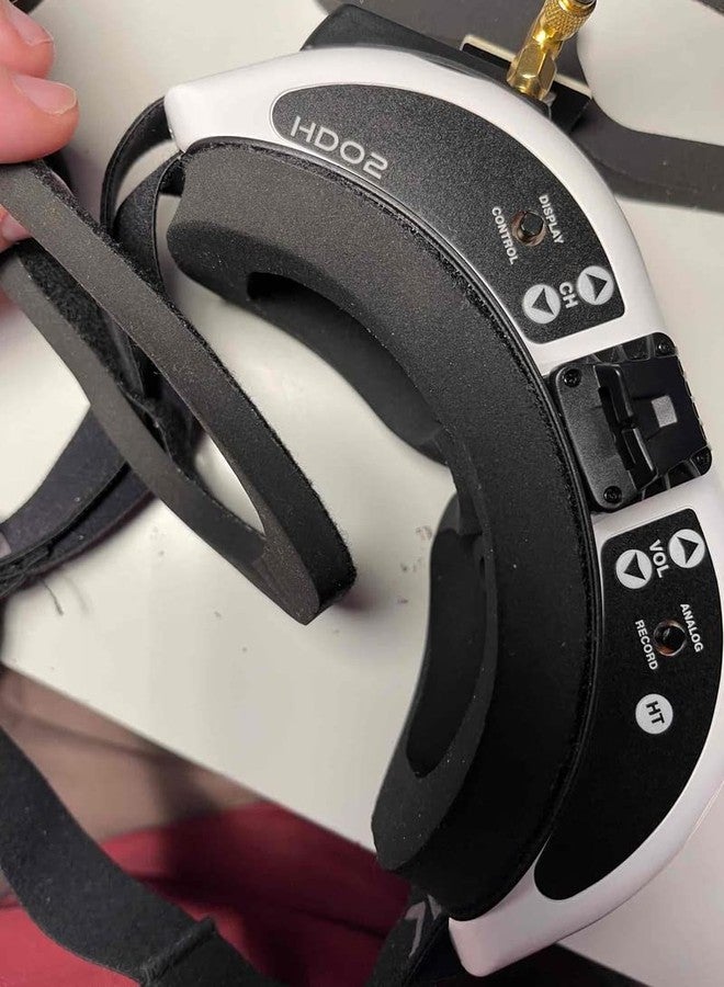 Usmile 2pcs of Soft Thin Sponge Pad Padding Cushion faceplate foam Spare Part for FatShark HD3 HDO HDO2 Eachine Ev200d Ev300d Skyzone 03o 04x Attitude V6 Aomway V1S FPV Goggle - Image 2