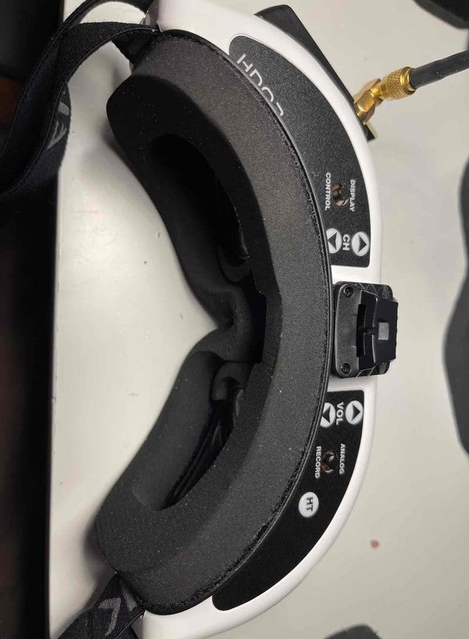 Usmile 2pcs of Soft Thin Sponge Pad Padding Cushion faceplate foam Spare Part for FatShark HD3 HDO HDO2 Eachine Ev200d Ev300d Skyzone 03o 04x Attitude V6 Aomway V1S FPV Goggle - Image 3