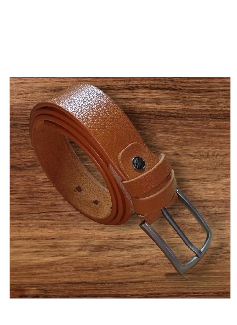 Generic - Men's Leather Belt  Elegant Design that Adds a Touch of Elegance to your Look - 120 CM - Image 1