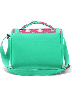 CORAL HIGH Kids Neon Coral Water Green Alpaca Patterned Thermo Lunchbox 11719  - Image 4
