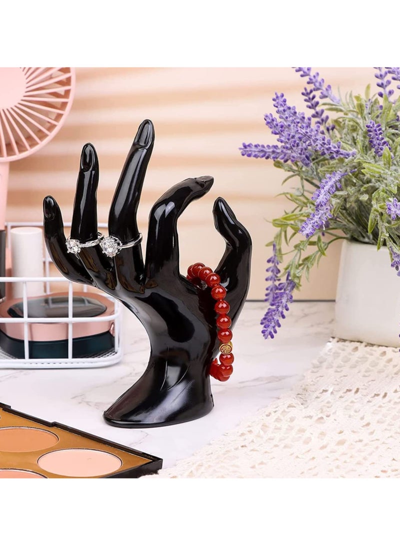 D Beauty OK Hand Jewellery Holder Plastic Hand-Shaped Jewelry Display Hand, Mannequin Hand for Jewelery Organizer, Women Hand for Rings, Bracelets, Necklaces, Body Chains, Watch, Modern Aesthetic  - Image 4