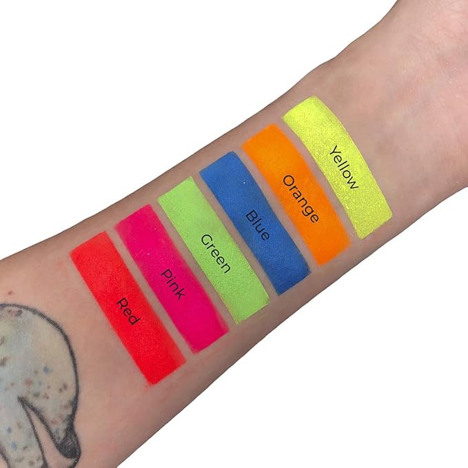 Stargazer Neon Green Eye Dust Vegan And Paraben Free Formula That Glows Under UV Light - Image 3
