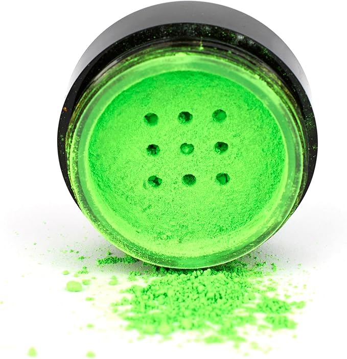 Stargazer Neon Green Eye Dust Vegan And Paraben Free Formula That Glows Under UV Light - Image 1