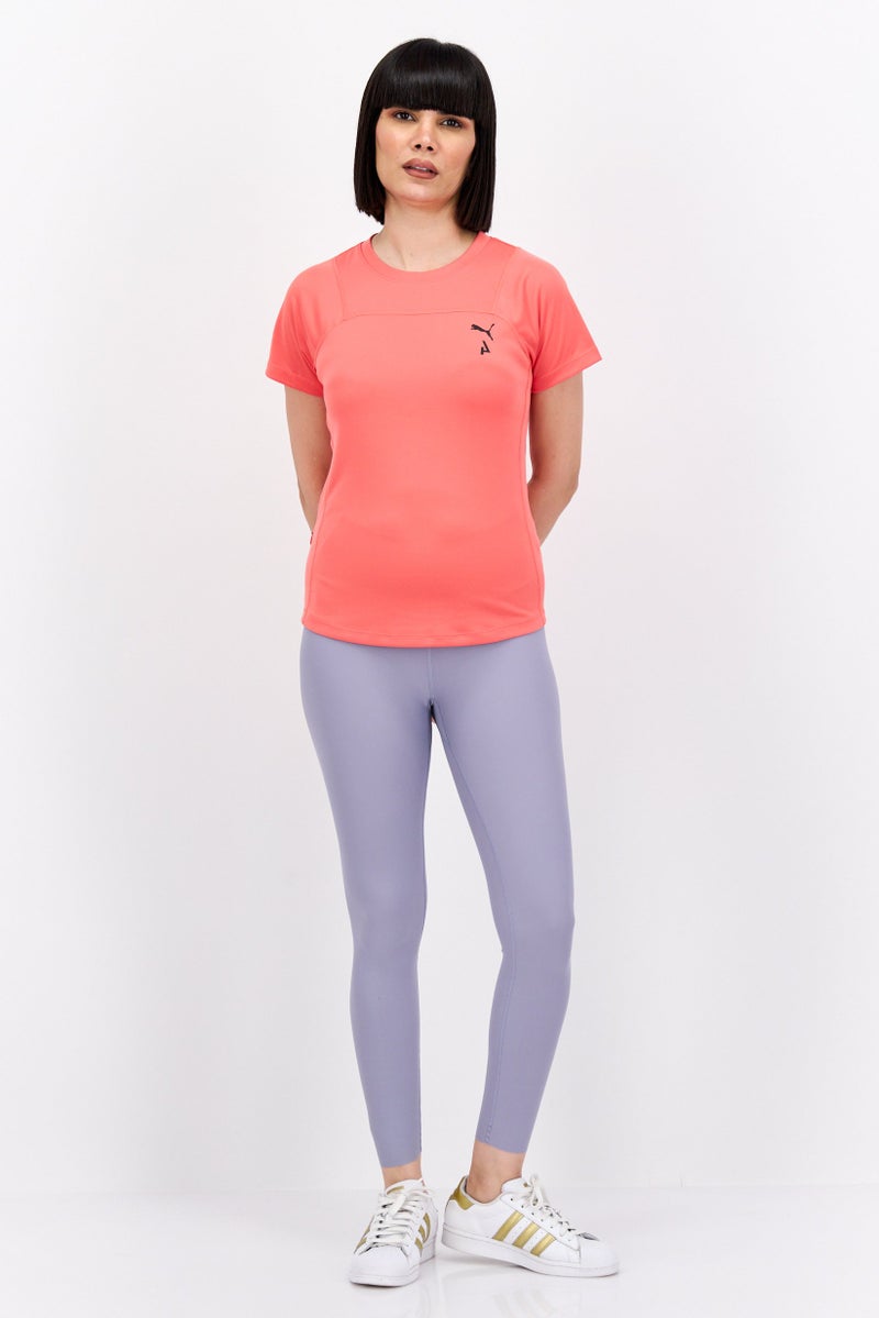 PUMA Women Sportswear Fit Short Sleeve Training T-Shirts, Tulips - Image 4