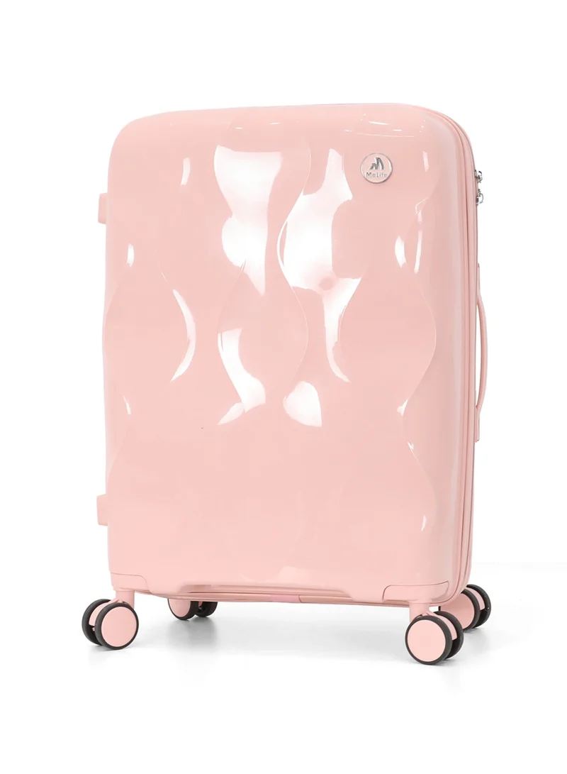 MELIFE MELIFE 5-Piece Hardside Spinner Luggage Set with Cosmetic Case - Lightweight, Durable ABS Shell, 360° Dual Wheels, Built-in TSA Lock