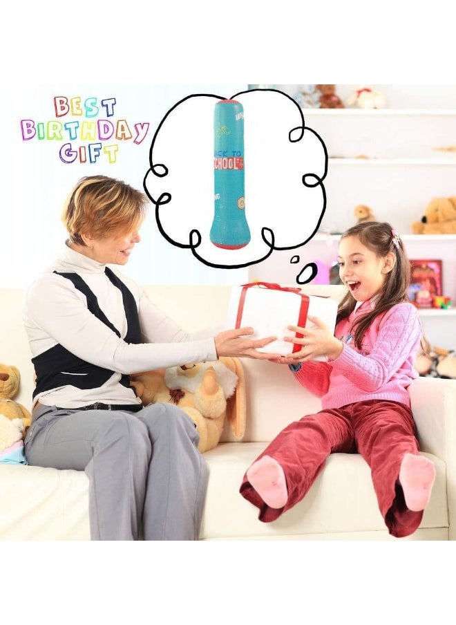 KCDMBUE Inflatable Punching Column 120cm, Freestanding PVC Boxing Bag for Kids & Adults, Kickboxing, Karate, Taekwondo, Stress Relief, Fitness & Training Games (Style 1)  - Image 5