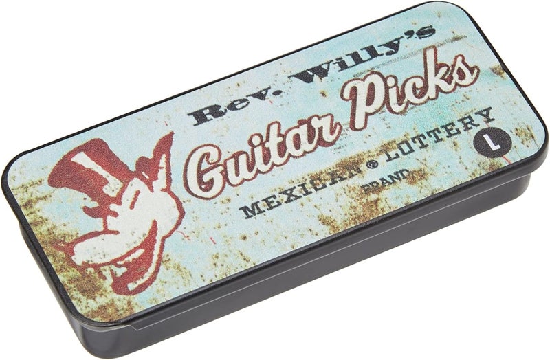 Jim Dunlop Reverend Willy Guitar Picks Tin - Light Size - Image 1